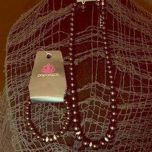 NWT Paparazzi Necklace, Earrings, & Bracelet Set